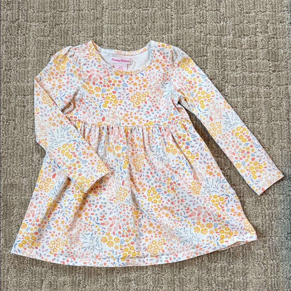 Tommy Bahama Floral Print Dress - Yellow and Blue